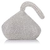 ELEOPTION Women Ladies' Evening Clutch Wedding Purse Handbag for Party Prom