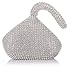 ELEOPTION Women Ladies' Evening Clutch Wedding Purse Handbag for Party Prom