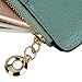 YALUXE Women's RFID Blocking Genuine Leather Multi Card Organizer Wallet with Zipper Pocket RFID Blocking Light Green