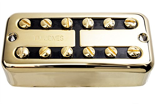 TV Jones TV Classic Guitar Bridge Pickup, Gold, Universal Mount