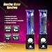 SoundSOUL Water Dancing Speakers Light Show Water Fountain Speakers LED Speakers (3.5mm Audio Plug, 4 Colored LED Lights, Portable Speakers) - Black