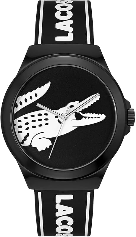 Montre Analogique à Quartz pour Homme Collection NEOCROC avec Bracelet en Silicone Noir - 2011185