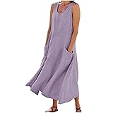 Women 2024 Women 's Summer CottLinen Long Dress