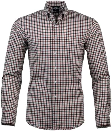 ben sherman stretch dress shirt Amazon.com: Ben Sherman Regular Fit Long Sleeve Button Down Dress Shirt for  Men Wrinkle Free 4-Way Stretch Long Sleeve Formal Navy and Red : Clothing,  Shoes & Jewelry