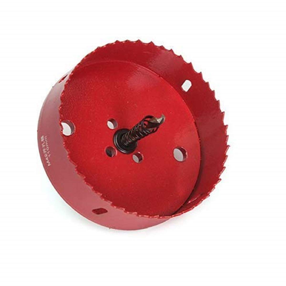 ChaRLes 110-200mm M42 HSS Hole Saw Cutter Drill Bit Bi Metal Tip Drill For Aluminum Iron Wood - 170mm, Red