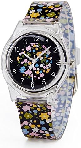 Kids Children Girls Women Teen Watch, Time Teacher Watch with Silicone Band + box