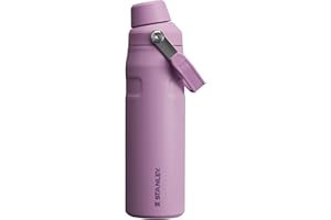Stanley IceFlow Fast Flow Water Bottle | Angled Spout Lid | Lightweight & Leakproof for Travel & Sports | Insulated Stainless Steel | BPA-Free