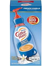 Nestle Coffee mate Coffee Creamer, French Vanilla, Concentrated Liquid Pump Bottle, Non Dairy, No Refrigeration, 50.7 Ounces