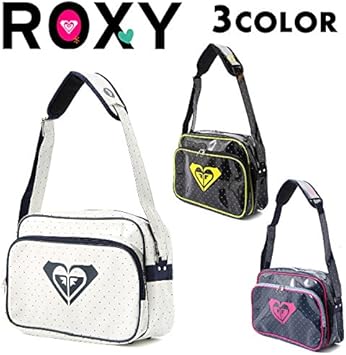 Amazon Co Jp Roxy ロキシー ロキシーバッグ Active Girl Ast M エナメルショルダーバッグ 3カラー展開 g Roxy エナメルバッグ Nvy スポーツ アウトドア