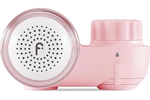 Filterbaby Skincare Filter 2.0, Bathroom Sink Filter Faucet for Skin Care, 99.9% Chlorine Removal – 0.000001 mm Carbon Fiber, Clinically Tested, Skin Hydration in 2 Weeks (Light Pink)