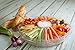 Adorn Home Essentials 8-Section Appetizers-on-Ice Platter Dish with Lids Plus Dip Cup