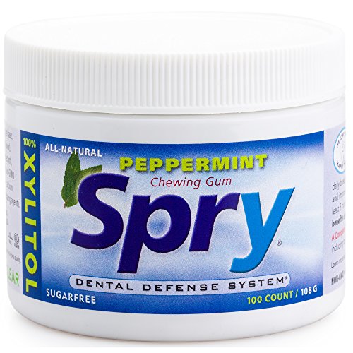 Spry xylitol gum, natural peppermint, 100 count - great…