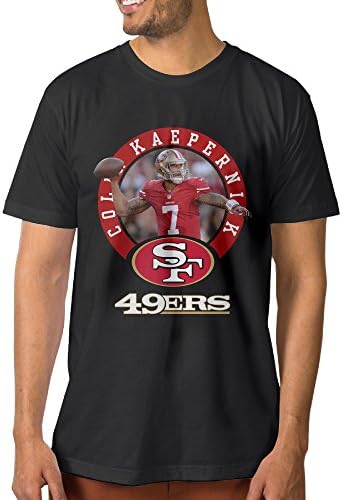 SF 49ers Colin Kaepernick #7 Mens Crew Neck Short Sleeve T Shirt
