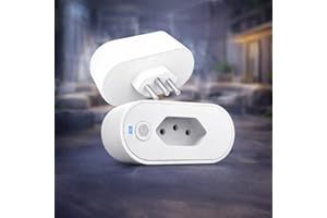 Tomada Inteligente Wi Fi Bivolt Smart Plug Com Monitor De Consumo Compatível Com Alexa Google Home App Tuya Smart Life Automação Residencial Linha A Premium