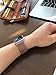 Milanese Loop For Apple Watch 38mm , Smooth Stainless Steel Band Freely Fully Magnetic Closure Clasp Metal Strap Replacement Bracelet for IWatch Series 3/2/1 Nike+ Sport and Edition (Rose Gold)