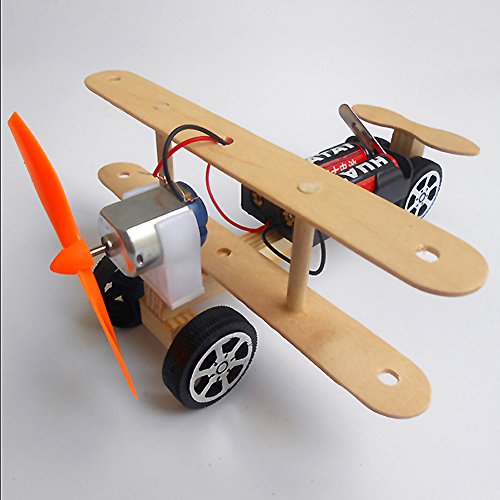 Topoox 6 Set DC Motor Mini Electric Motor 1.5-3V 15000 RPM with 2 x 1.5V AA Battery Holder Case with Mini Boat Rocker Switch and 63 Type Plastic Crown Gear - Thumbnail 5