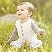 Burt's Bees Baby Boys' Organic Henley Coverall + Slouchy Hat