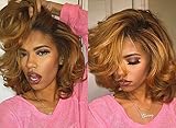 13x6 Ombre Short Bob lace front wig 100% human hair from Dream Beauty (10