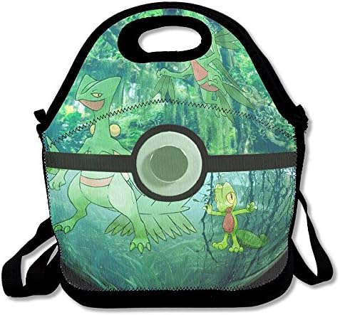 Grass Pokemon Sceptile Wizard Ball Lunch Box Bag For Student Kids Adult Men Women Girl Boy,lunch Tote Lunch Holder With Adjustable Strap ,double Shoulder