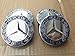 MERCEDES SET OF 4 Dark BLUE CENTER WHEEL HUB CAPS 75 MM COVER CHROME EMBLEM