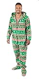 Forever Lazy Footed Adult Onesie - Reindeer Games
