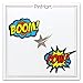PinMart Boom Pow Trendy Action Comic Book Enamel Lapel Pin Set