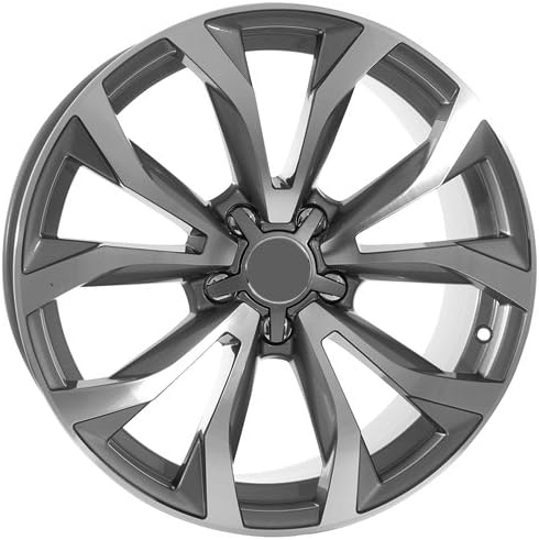18" inch gunmetal Audi A4 A6 RS4 A8 S4 S6 S8 wheels rims machined