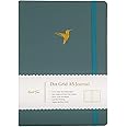 Yop & Tom - Bullet Dot Grid Journal Extra Thick Paper 160 GSM - Hardback A5 - Charcoal Hot Air Balloon
