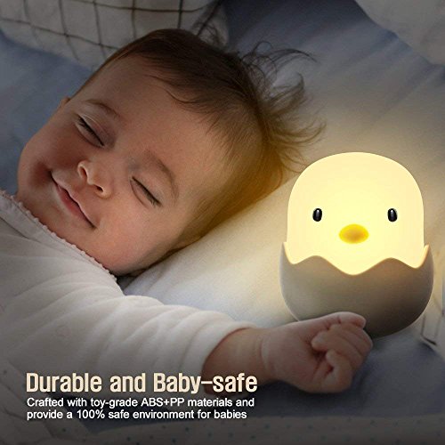 image for Tecboss Night Light for Kids, Baby Night Light Rechargeable Bedside La