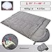 Sleeping Bag – Camping Envelope Lightweight,Waterproof,Comfort With Compression Sack–0 DegreeSleeping Bags Suitable for Winter, Hiking,Outdoor Activities(Dark Grey/Left Zip)