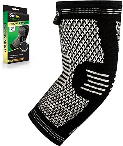 Elbow Brace Compression Sleeve - Arm Support for Tendonitis, Golf, Bowling, Tennis, Weightlift - Reduce Pain and Promotes Recovery!