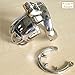 BDSM Stainless Steel Male Chastity Device Chastity cage Small with Anti-Off Rings Cock cage Penis Lock cb6000s (Ring 5.0cm)