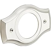 Renovation Shower Cover Plate for 2-Handle or 3-Handle to 1-Handle Shower Updates, Brushed Nikel