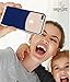iPhone 8 Plus Case, iPhone 7 Plus Case, Vena [Harmony] Wave Texture [Hybrid Clear Back Panel][CornerGuard Drop Proof] Slim Fit Cover for iPhone 8 Plus, iPhone 7 Plus (Gold/Navy Blue)