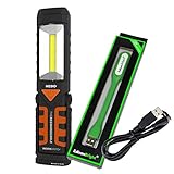 Nebo Workbrite-2 6305 USB rechargeable 220 lumen worklight/flashlight with EdisonBright USB reading light bundle