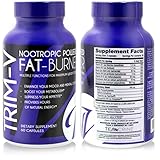 Vanna Belt: Nootropic Fat Burning Supplement - Trim-V - 30 Day Supply - Helps Increase Metabolism, Boosts Energy Levels, and Improves Mental Focus - Assists with Appetite Control
