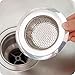 2PCS Stainless-Steel Kitchen Sink Strainer - Large Wide Rim 4.5 inches Diameter - Perfect for Kitchen Sinks (Large)