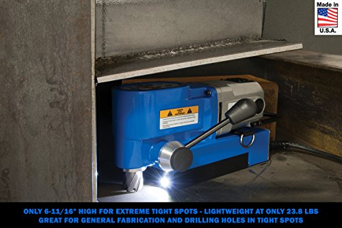 Hougen HMD130 Fabricator’s Kit - Ultra Low Profile lightweight right angle drill with large capacity. Replaces HMD115 and HMD150