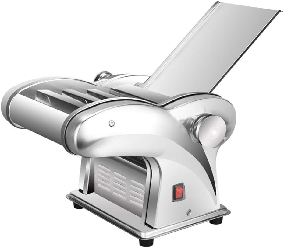 Iddefee Pasta Maker Machine 135W Electric Pasta Maker Machine Stainless Steel Pasta Maker W 3 Blades and 6 Adjustable Thickness Settings Perfect for Spaghetti Lasagna for Fettuccine Spaghetti Lasagne