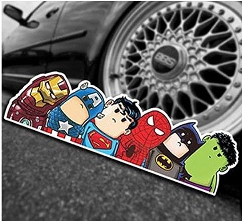 2x JDM 15cm (6" long) Marvels Superheros Drift Hoonigan