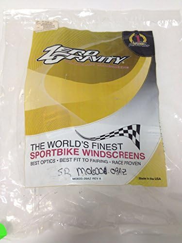 EBR Erik Buell Racing 1125 WINDSCREEN, ZG SR SERIES, CLEAR M0600.09AZ Rev A