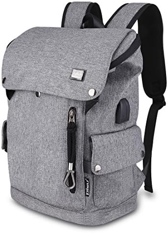 Practical High Capacity Travel Business Backpack with USB Charging Port Headphone Port, Anti-Theft Water Resistant 15.6 Inch Laptop Backpack for Men & Women