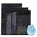 CHOOBY 6PC Mesh Laundry Bags-1 Jumbo, 2 Extra Large 1 Medium1 Washing Machine Hair Removal Device ,Gife Bag , Travel Laundry Bag