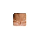 LuckFairy Initial Necklaces for Women, Dainty Gold