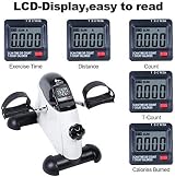 himaly Mini Exercise Bike Pedal Exerciser with LCD Display and Adjustable view 8
