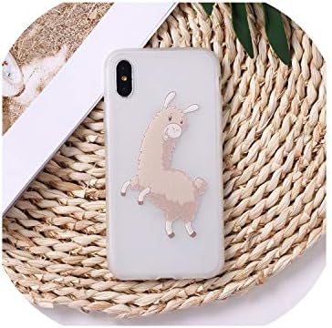 for iPhone caseCute Flamingo Llama Alpaca Bear Rabbit Cartoon Matte Soft Phone Case Back Cover for iPhone 11 Pro 6 6Plus 7 8 7PlusX XS Max,for iPhone 11Pro Max,3