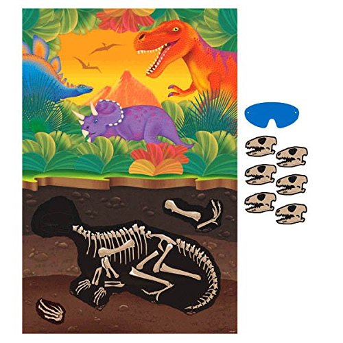Amscan Prehistoric Dinosaurs Party Game, Party Favor