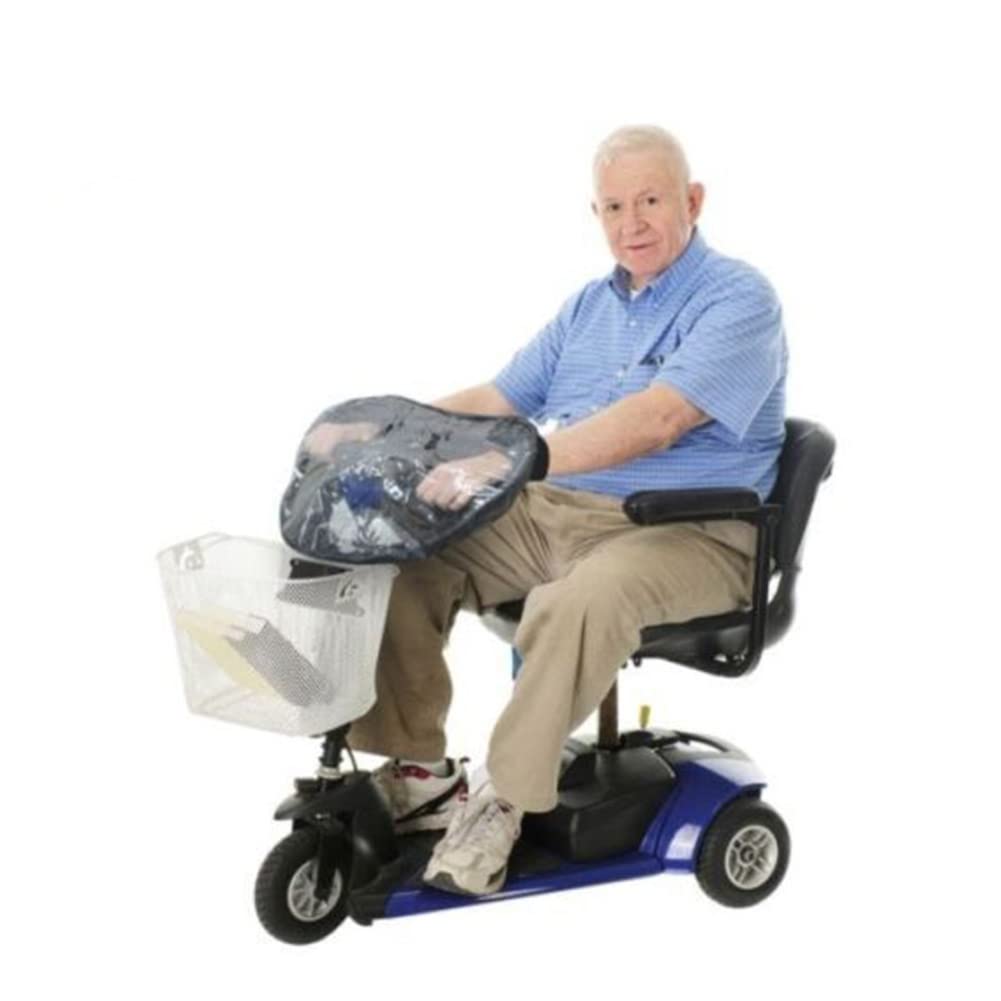 Tiller Cover Mobility Scooter Control Panel Cover Foldable Mobility Scooter Control Panel Tiller Rain Waterproof Dust Proof Dust Proof Accessory Lawn Mower Cover Storage Shed Accessory, 26.4x14.2in