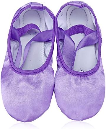 purple ballet shoes