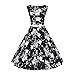 Girl's Classy Audrey 1950s Vintage Rockabilly Swing Party Dress With Belt by HBB